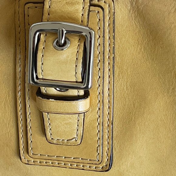 Vintage Coach Satchel Bag Naked Natural Leather - Picture 11 of 14